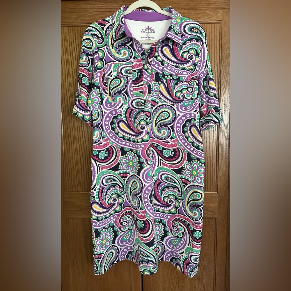 Peter Millar Multicolor Paisley Dress